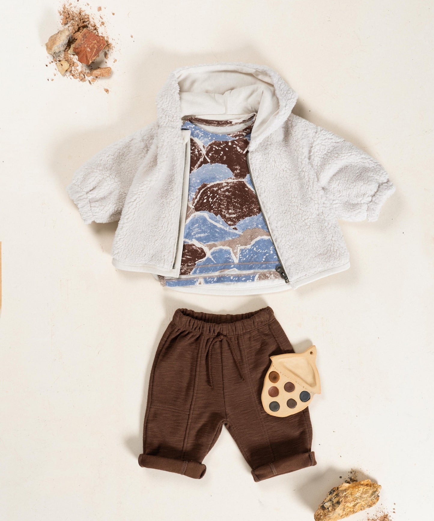 Brown Rib Pants (9M-24M)