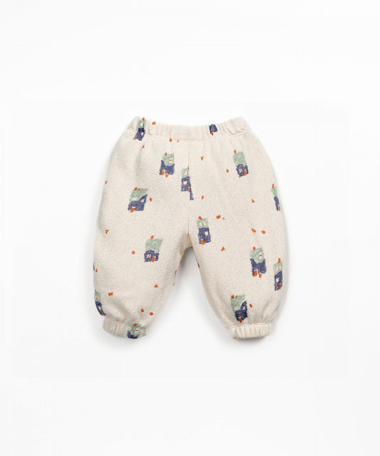 House Print Jersey Pants