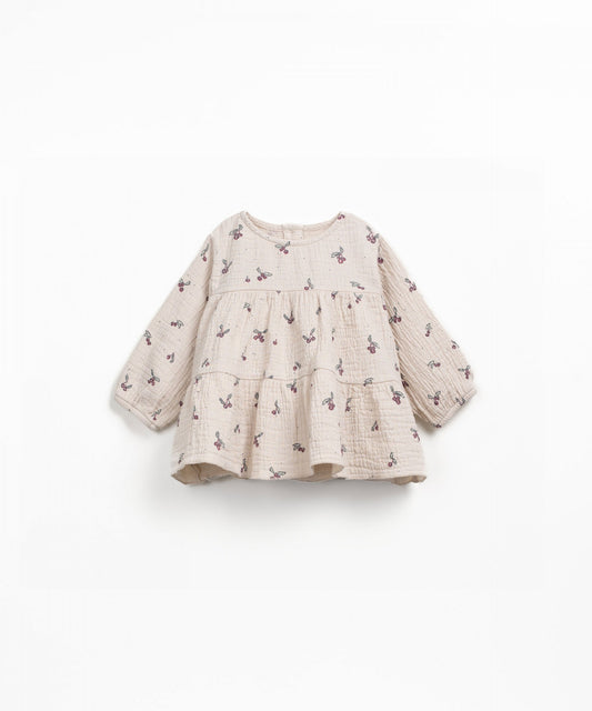Berry Print Woven Tunic