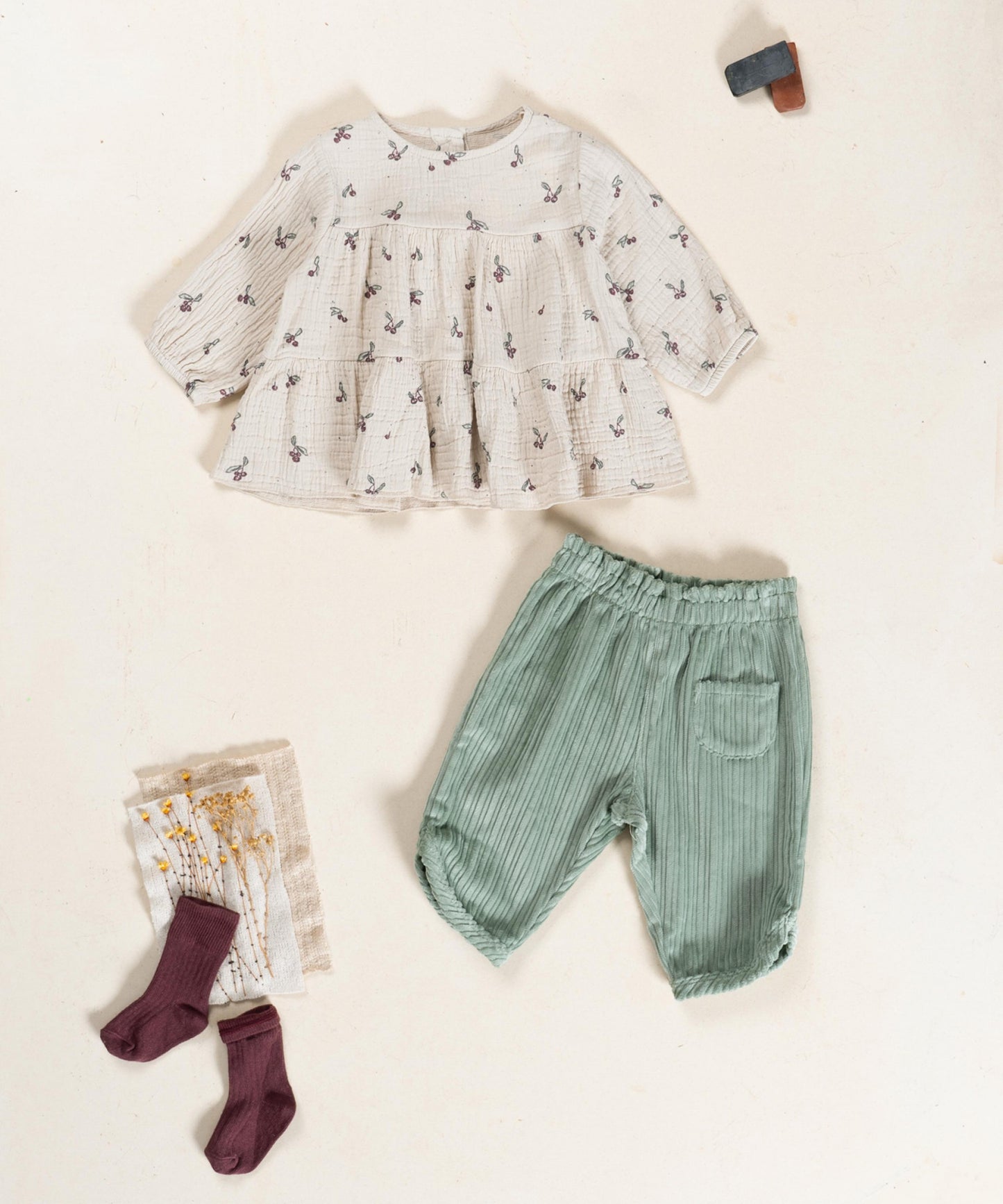 Berry Print Woven Tunic