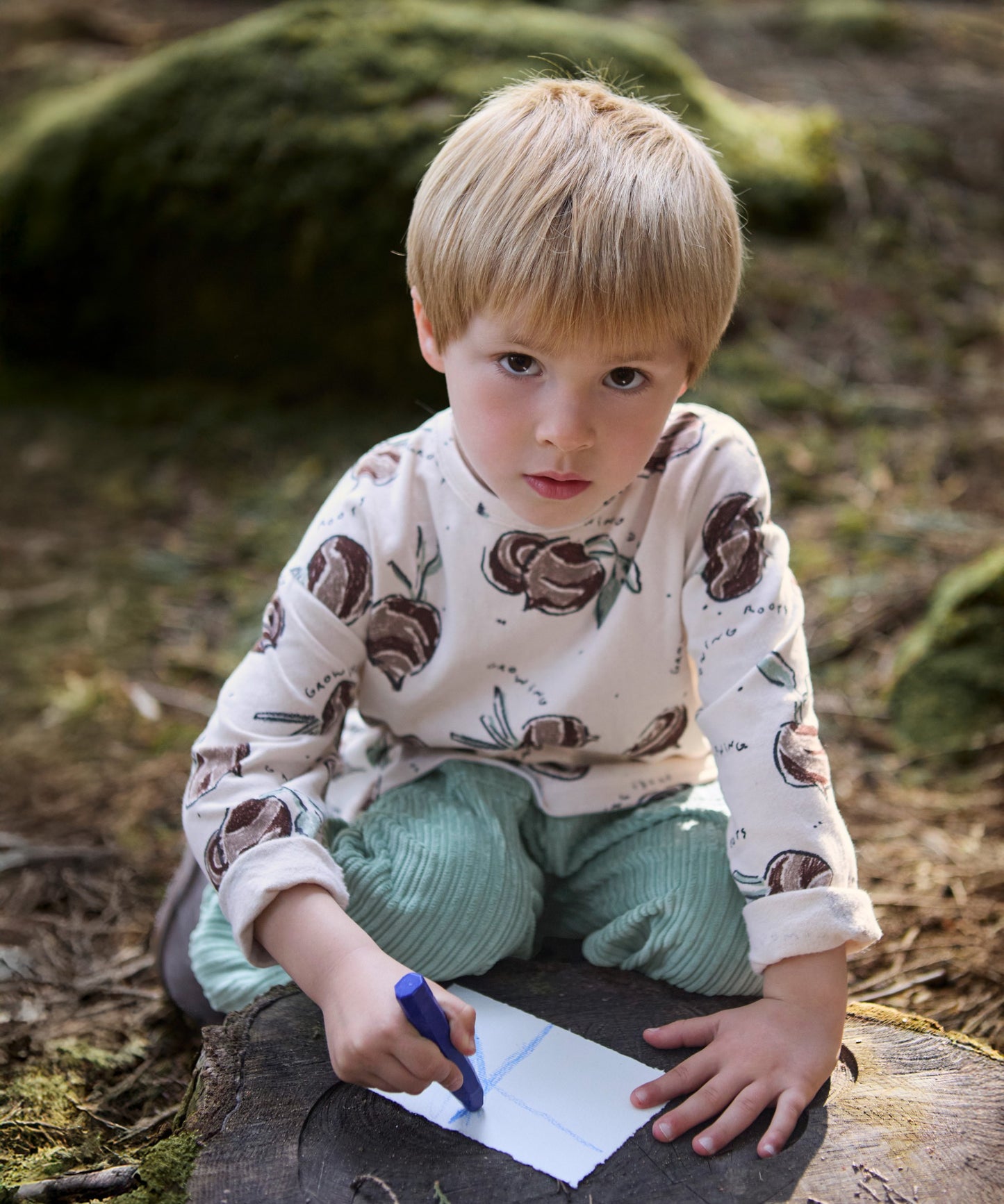 Beetroot Print LS Tee (3Y-6Y)