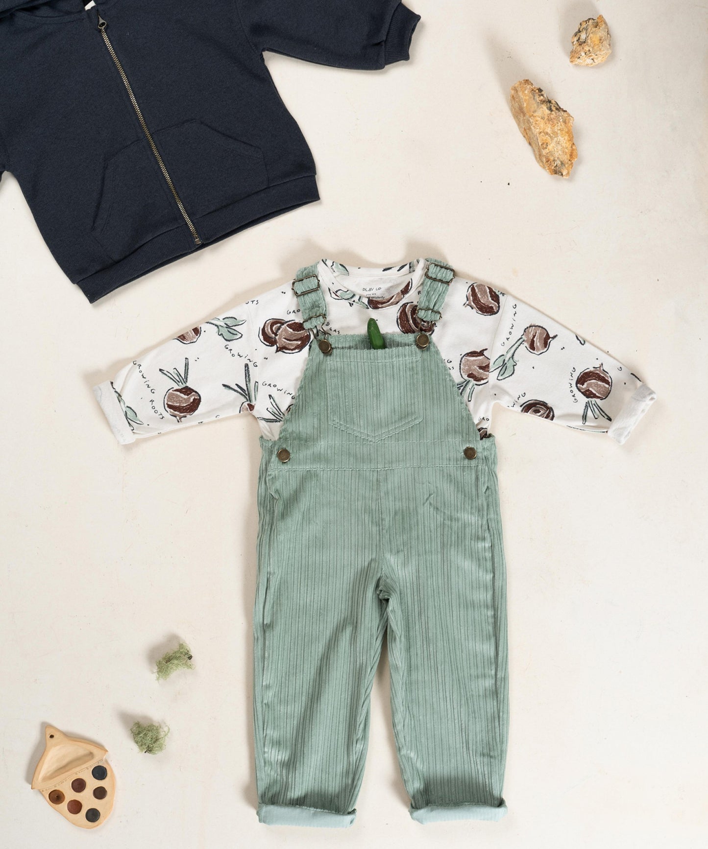 Beetroot Print LS Top (9M-24M)