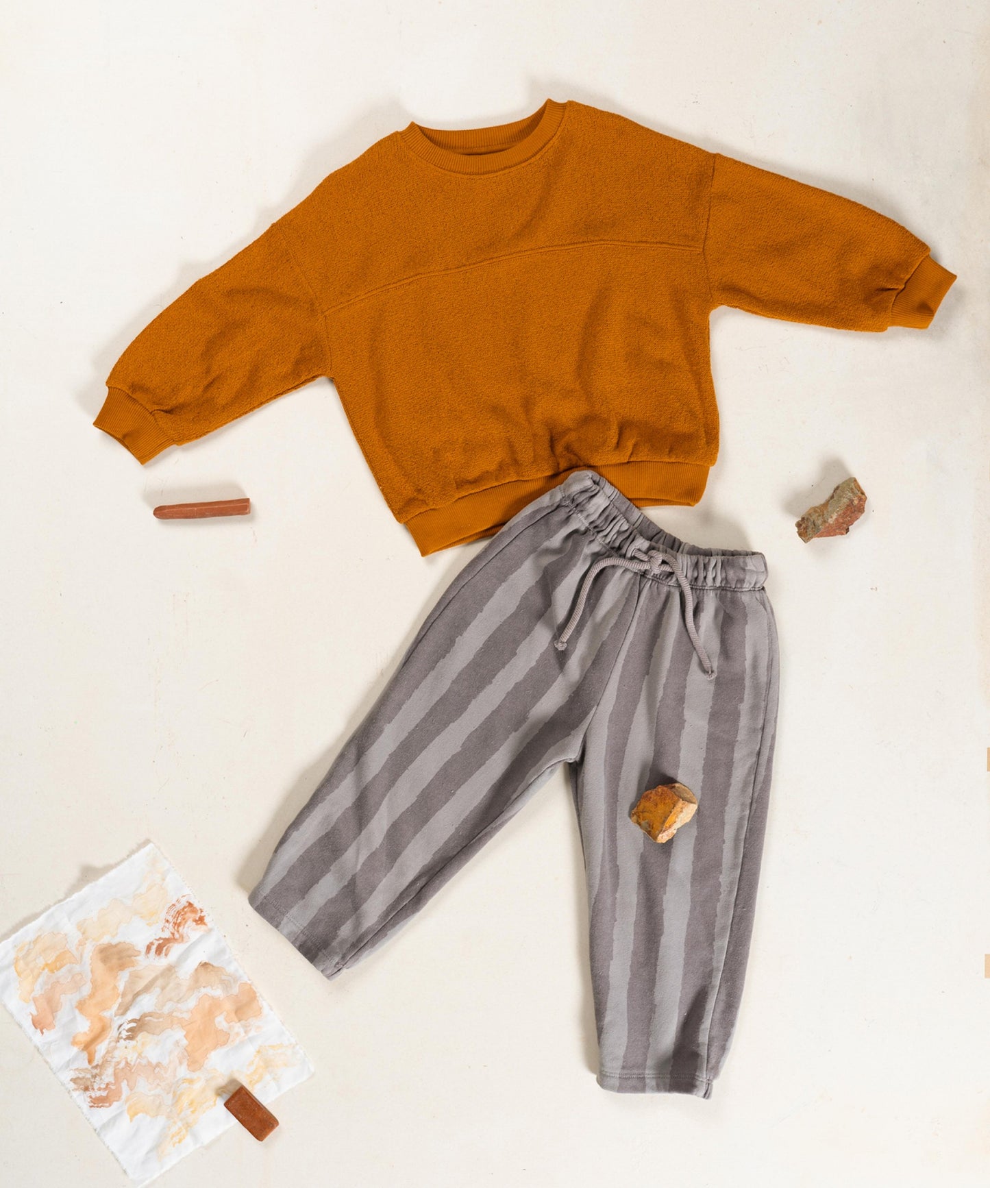 Burnt Orange Jersey Sweater