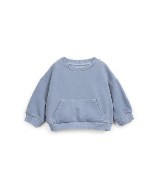 Blue Fleece Sweater
