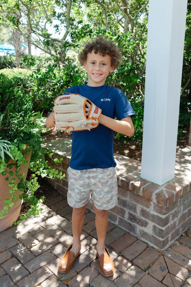 Baseball on Navy Tee
