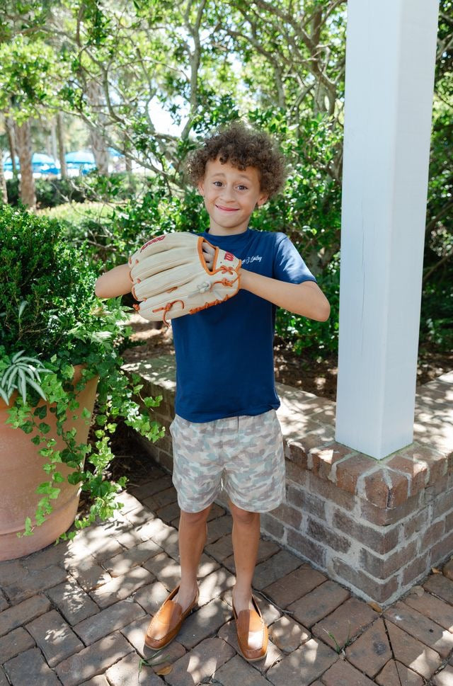 Baseball on Navy Tee