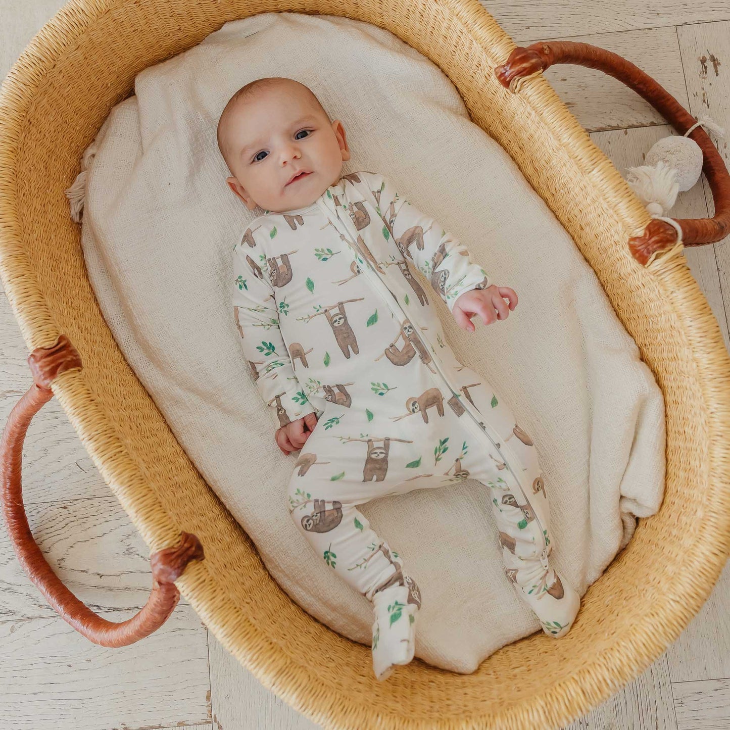 Noah Zip-Up Footie