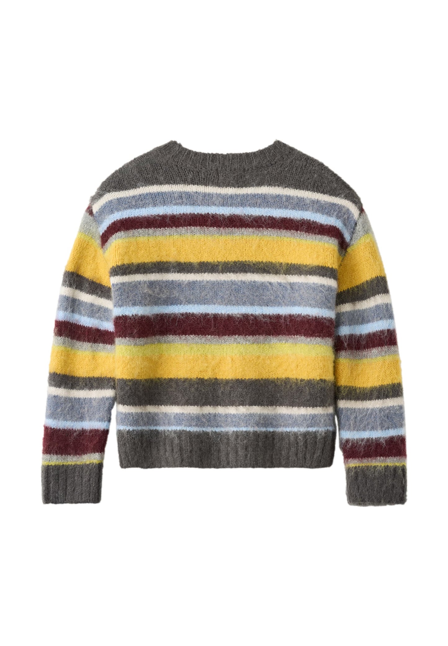 Brian Fuzzy Stripes Sweater