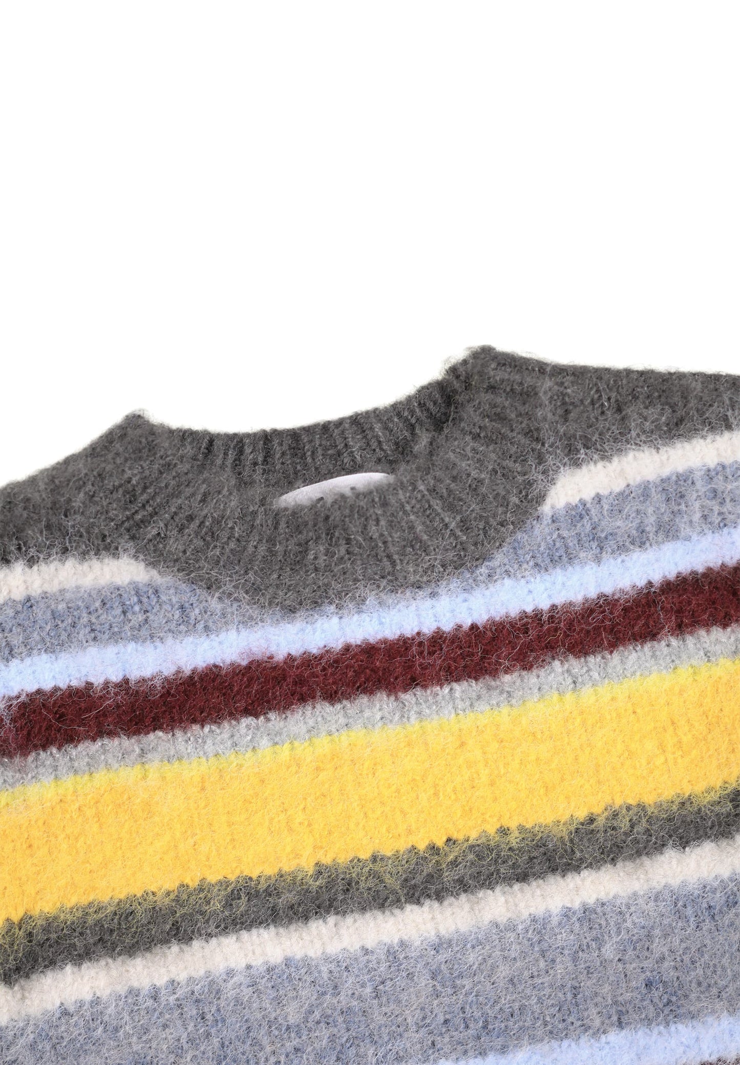 Brian Fuzzy Stripes Sweater