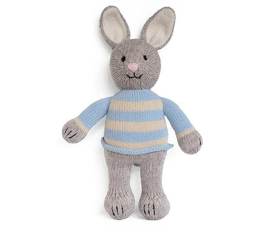 Grey Bunny In Sweater