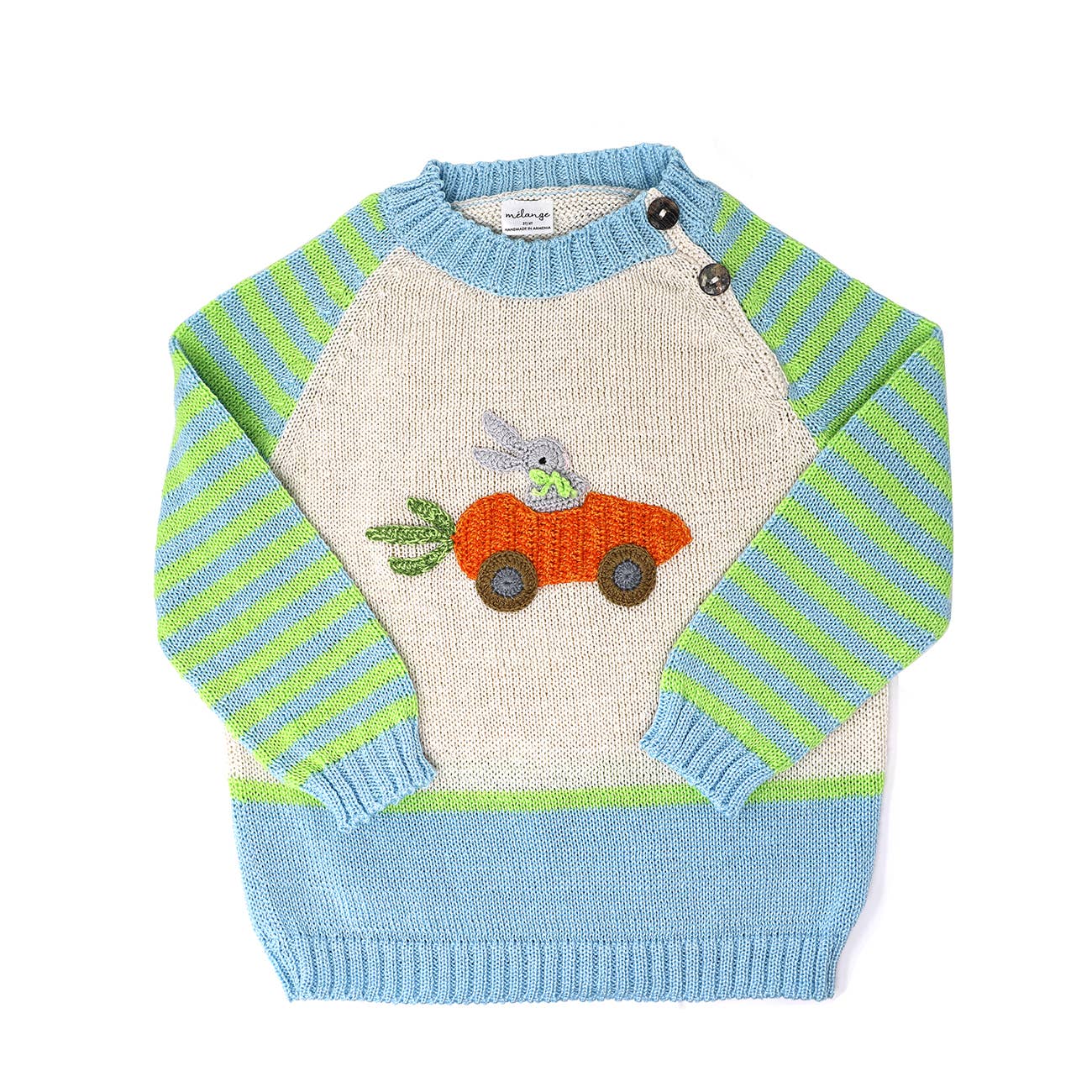 Carrot Car Easter Sweater