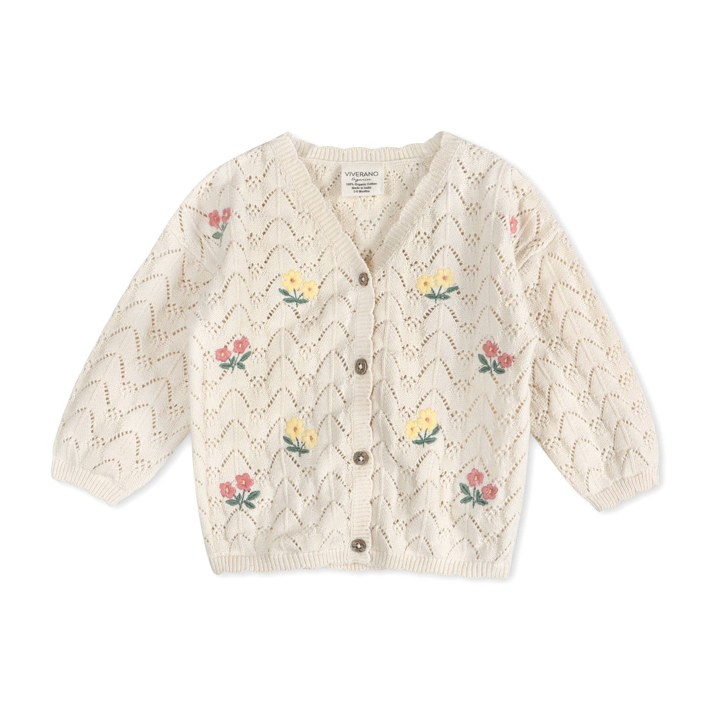 Hazel Floral Knit Cardigan