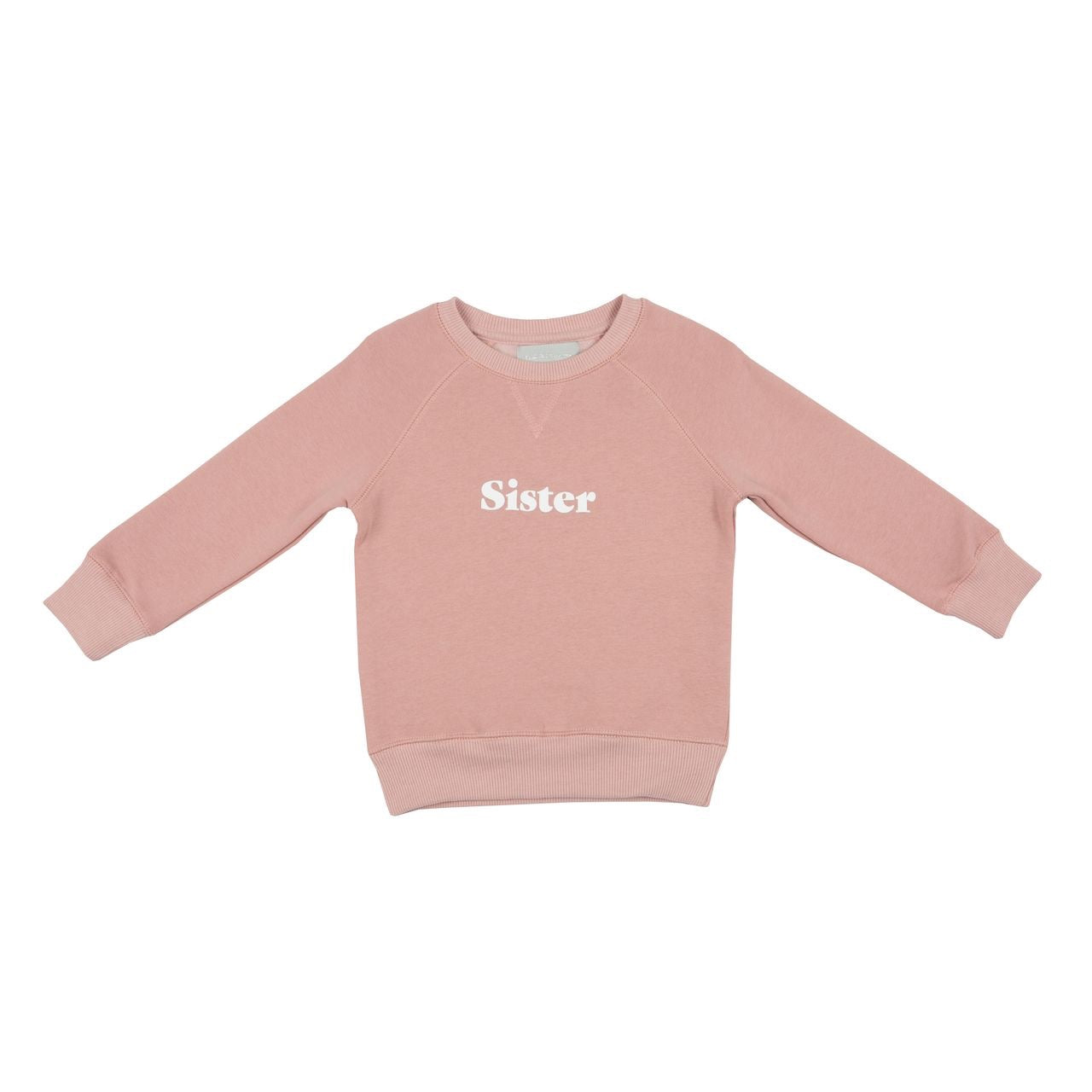 Faded Blush “SISTER” Sweatshirt