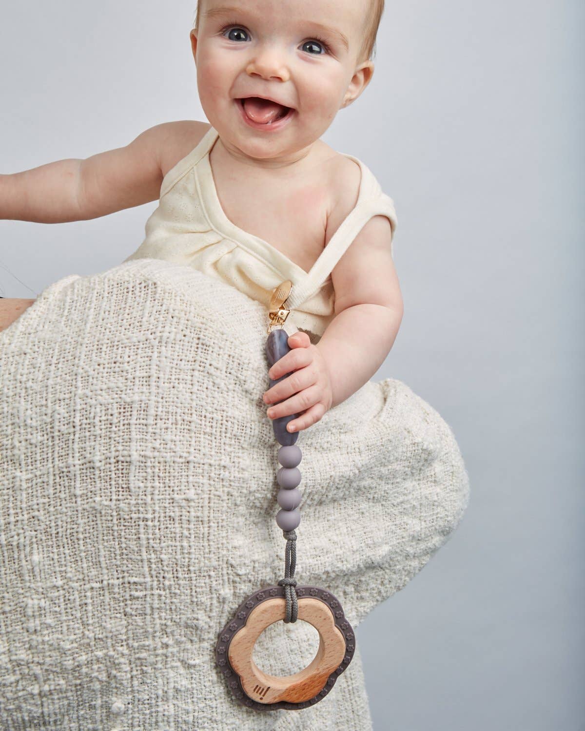 Pewter Teether Clips