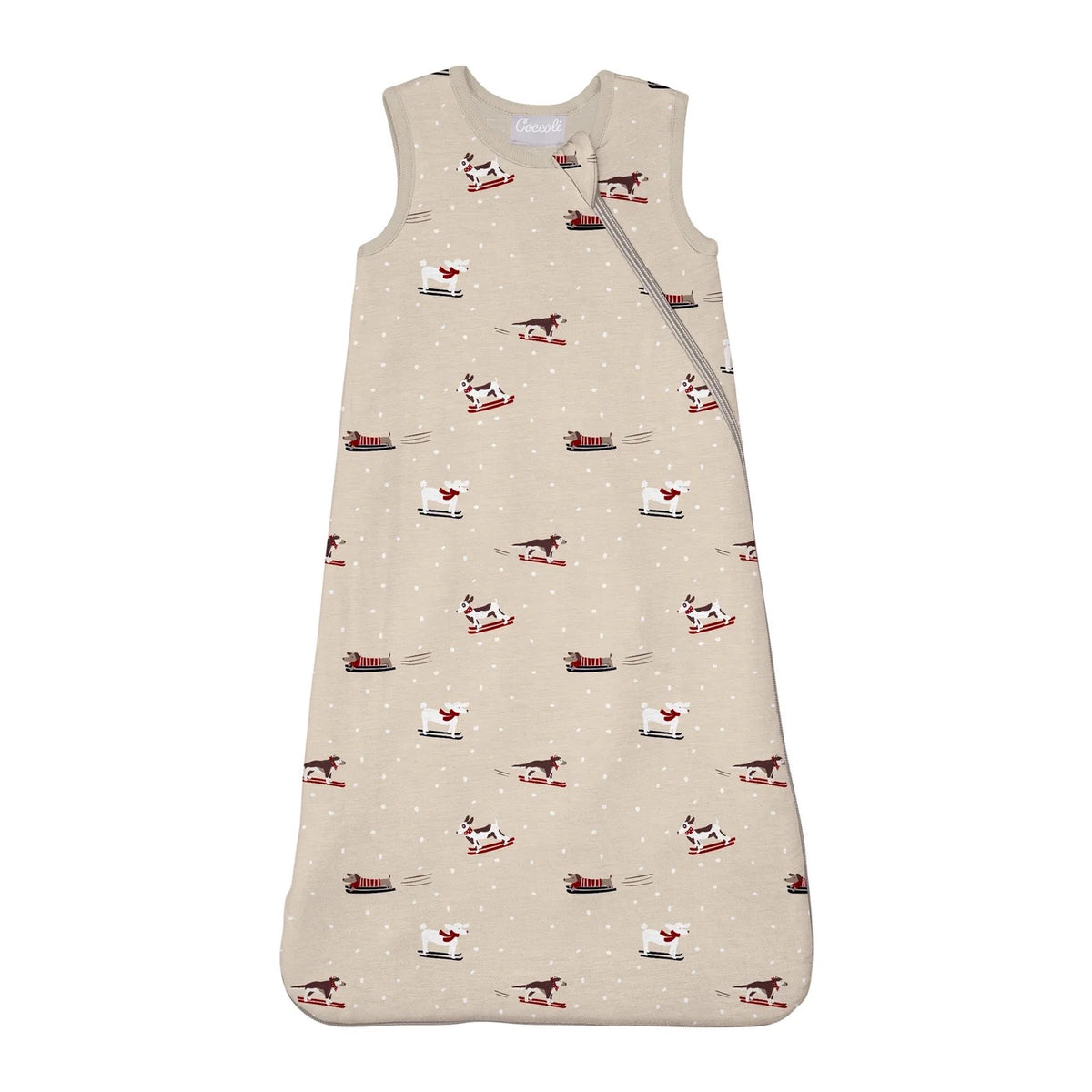 Ski Dogs On Oatmeal 1.5 Togg Sleepsack