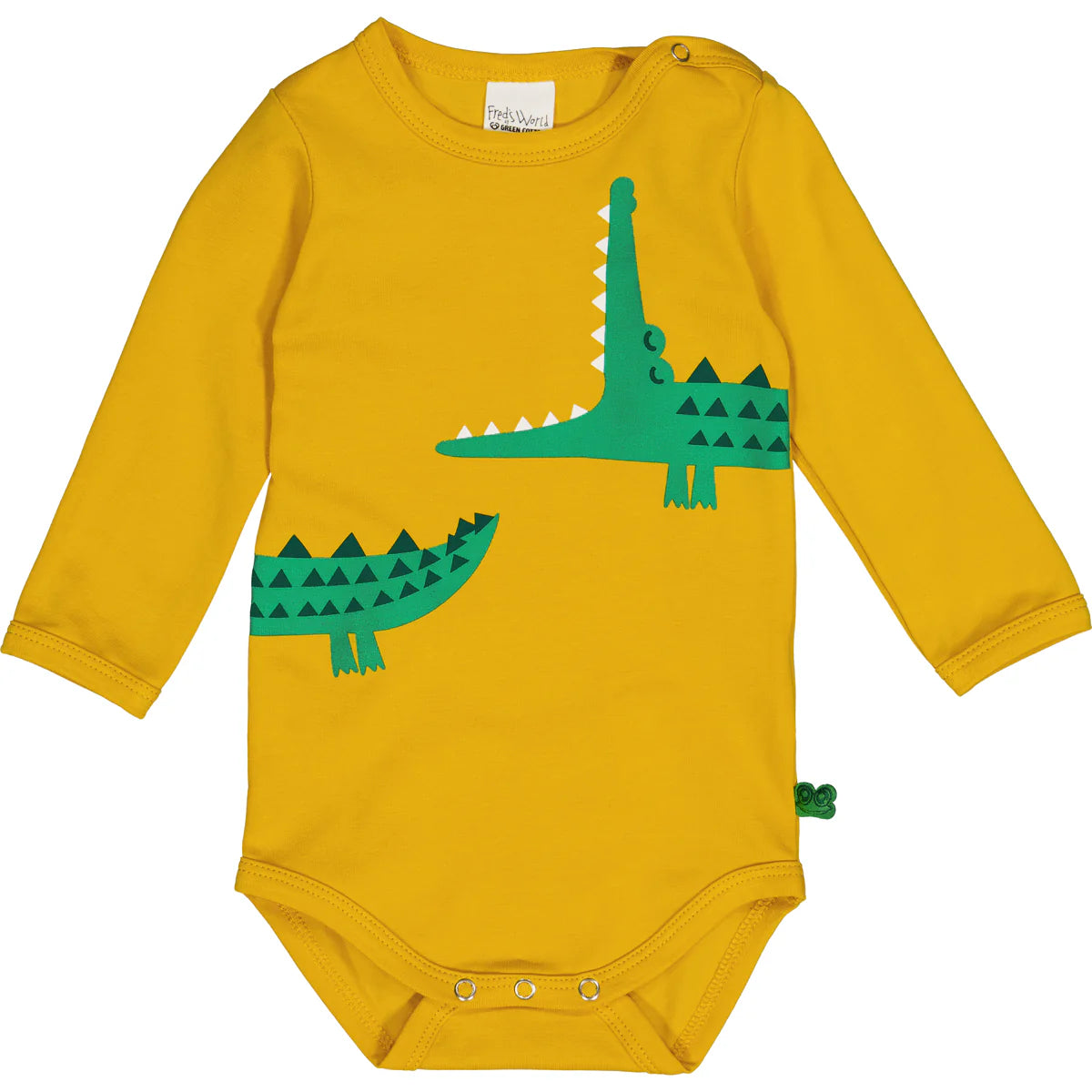 Croco Long-Sleeve Bodysuit