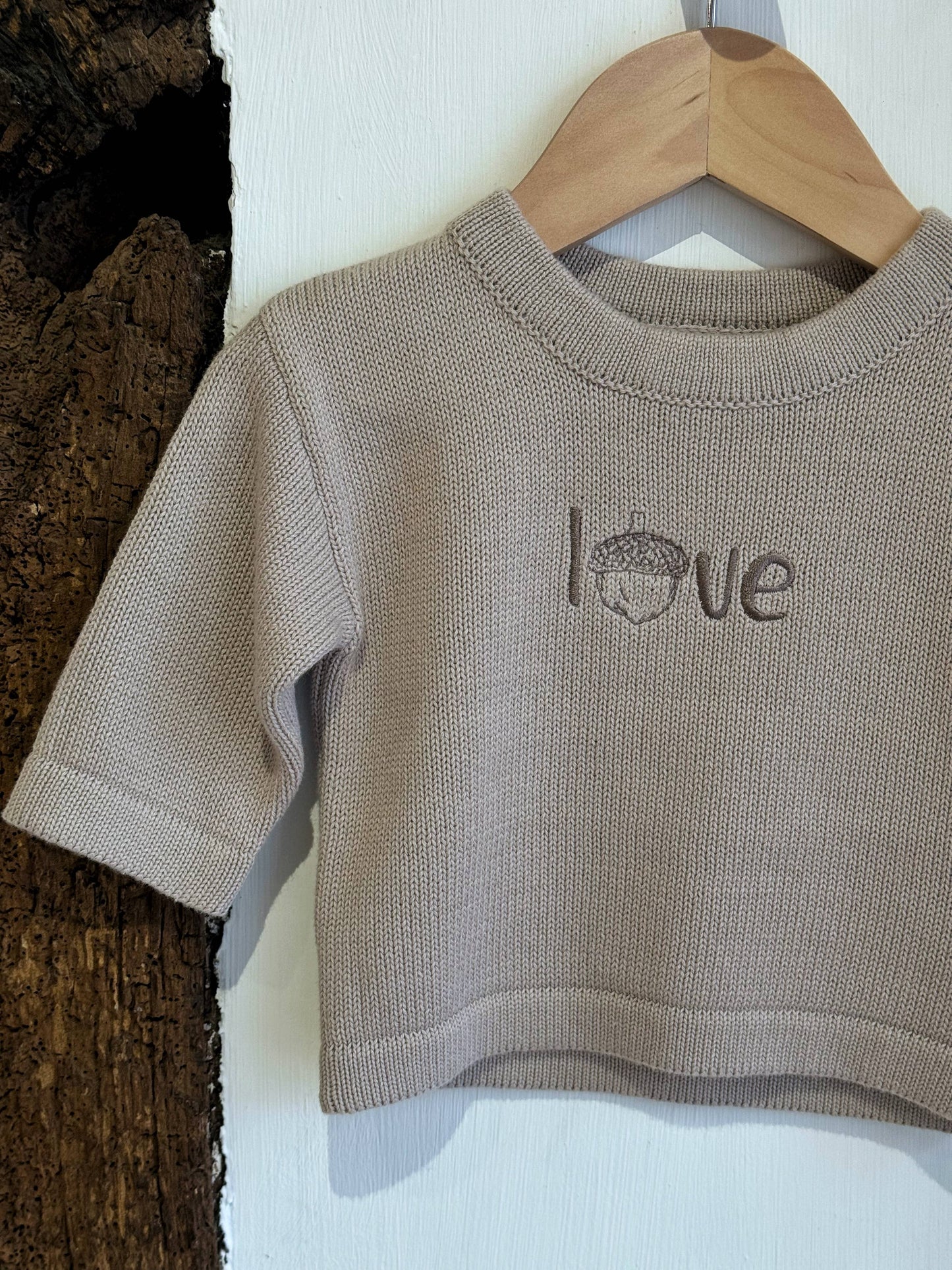 Motto Cotton Baby Jumper Sweater