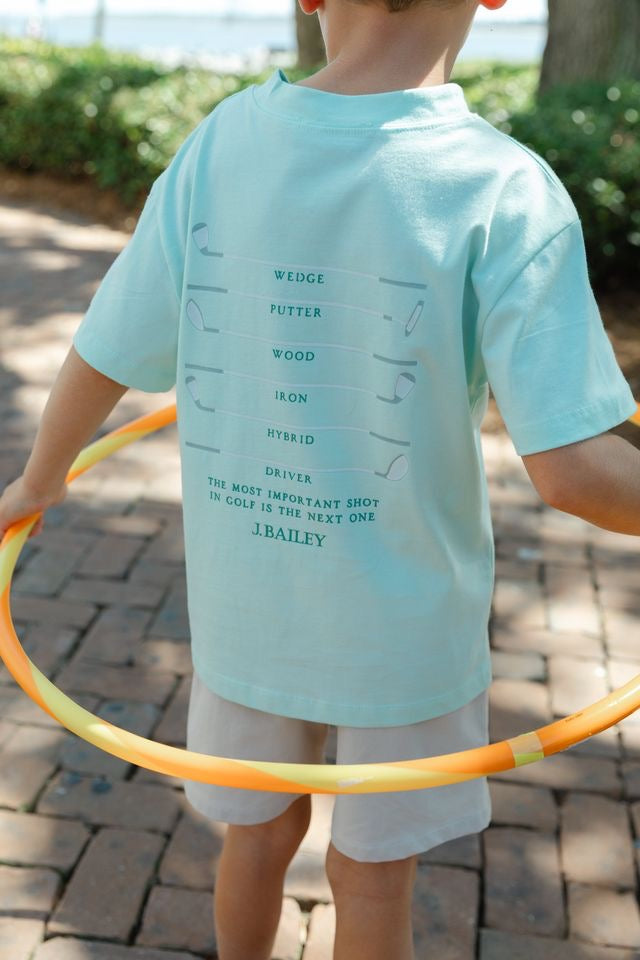 Clubs On Seaglass Tee
