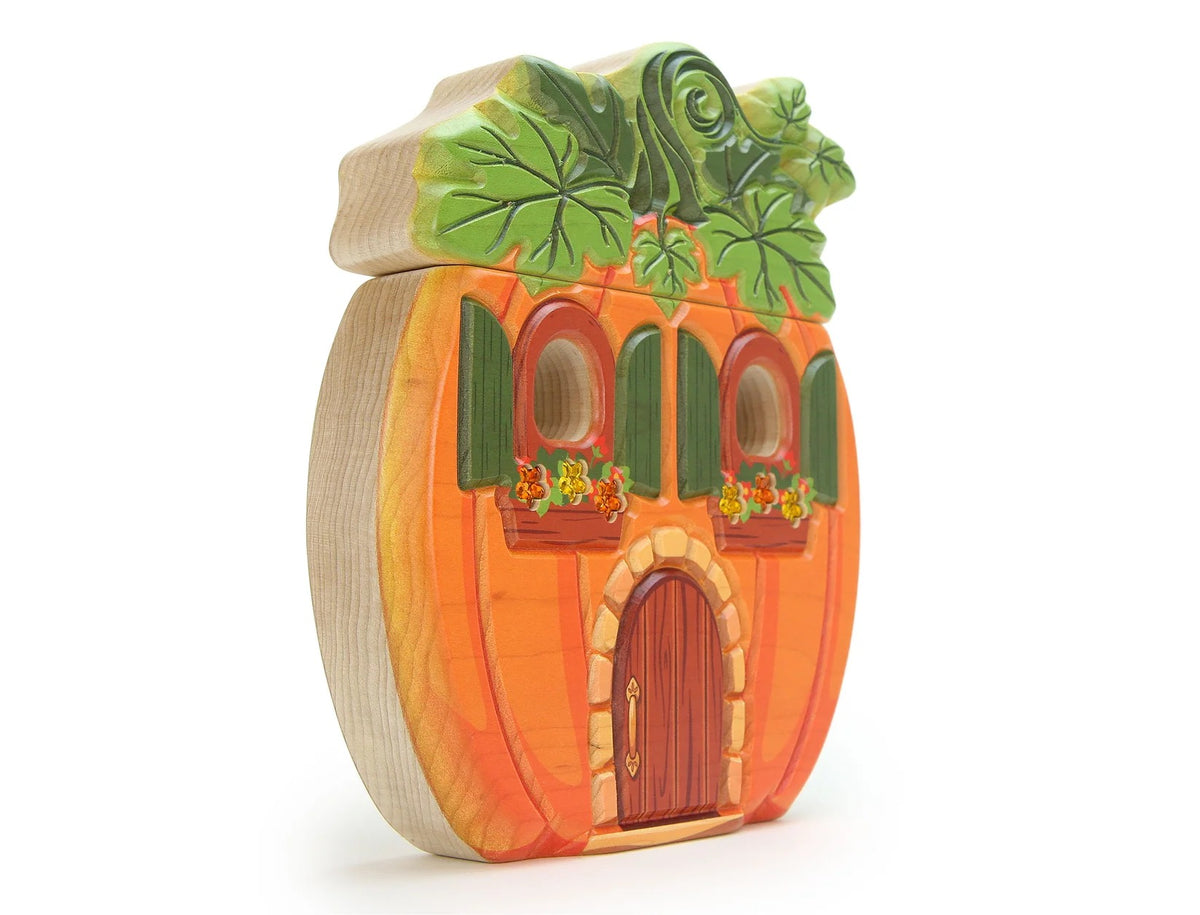 LIMITED! Carved Pumpkin Faerie House Set