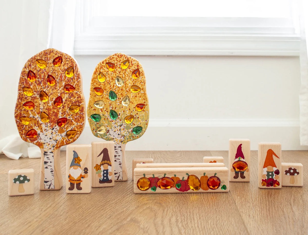 LIMITED!  Pumpkin Patch 2 Pc Gem Set