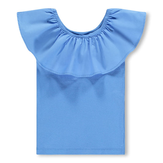 Reca Top in Blue Flower