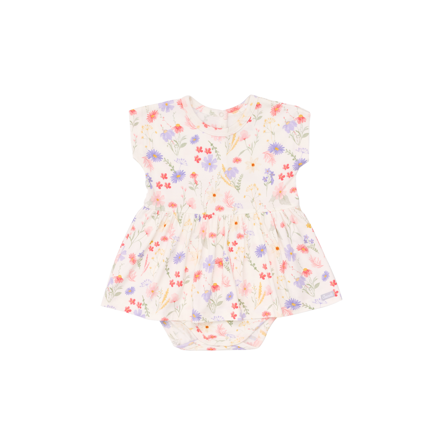 Flowers On Cream Romper
