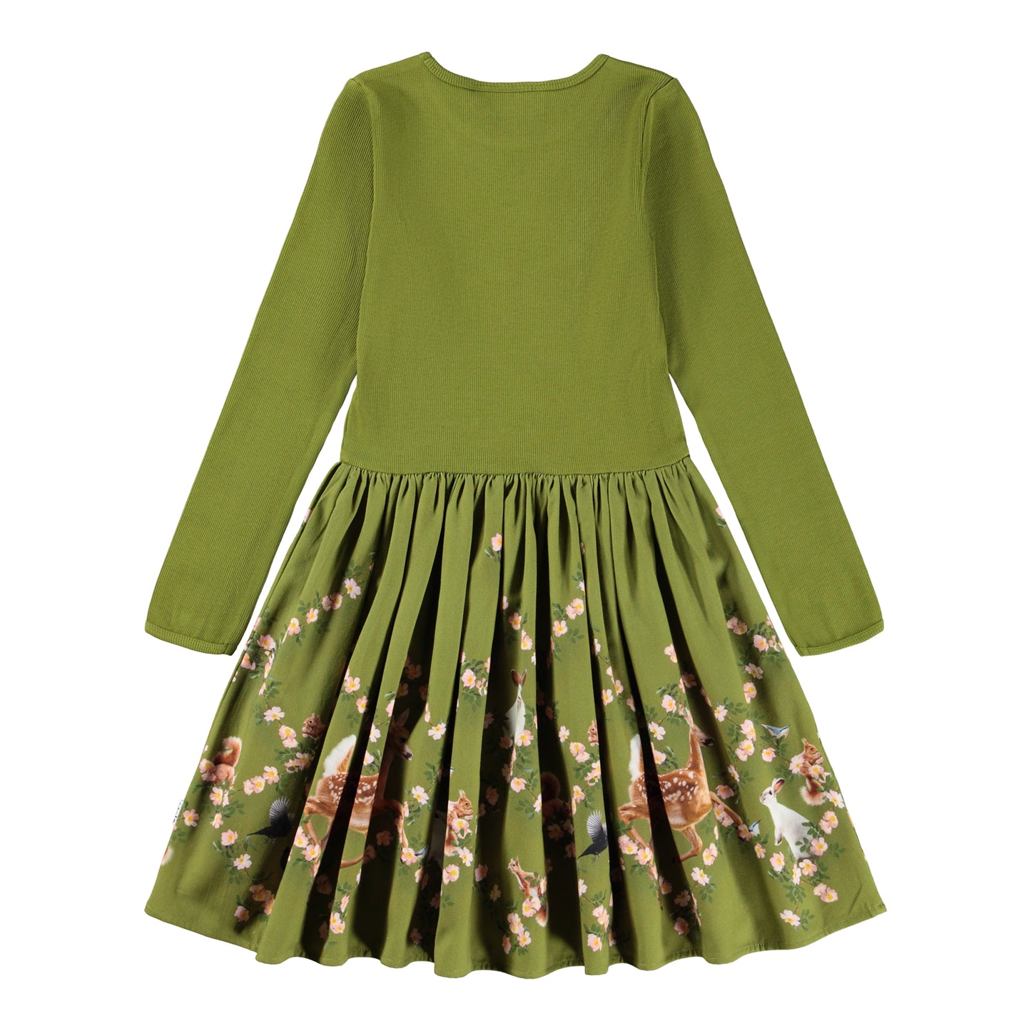 Casie Warm Argyle Forest Dress