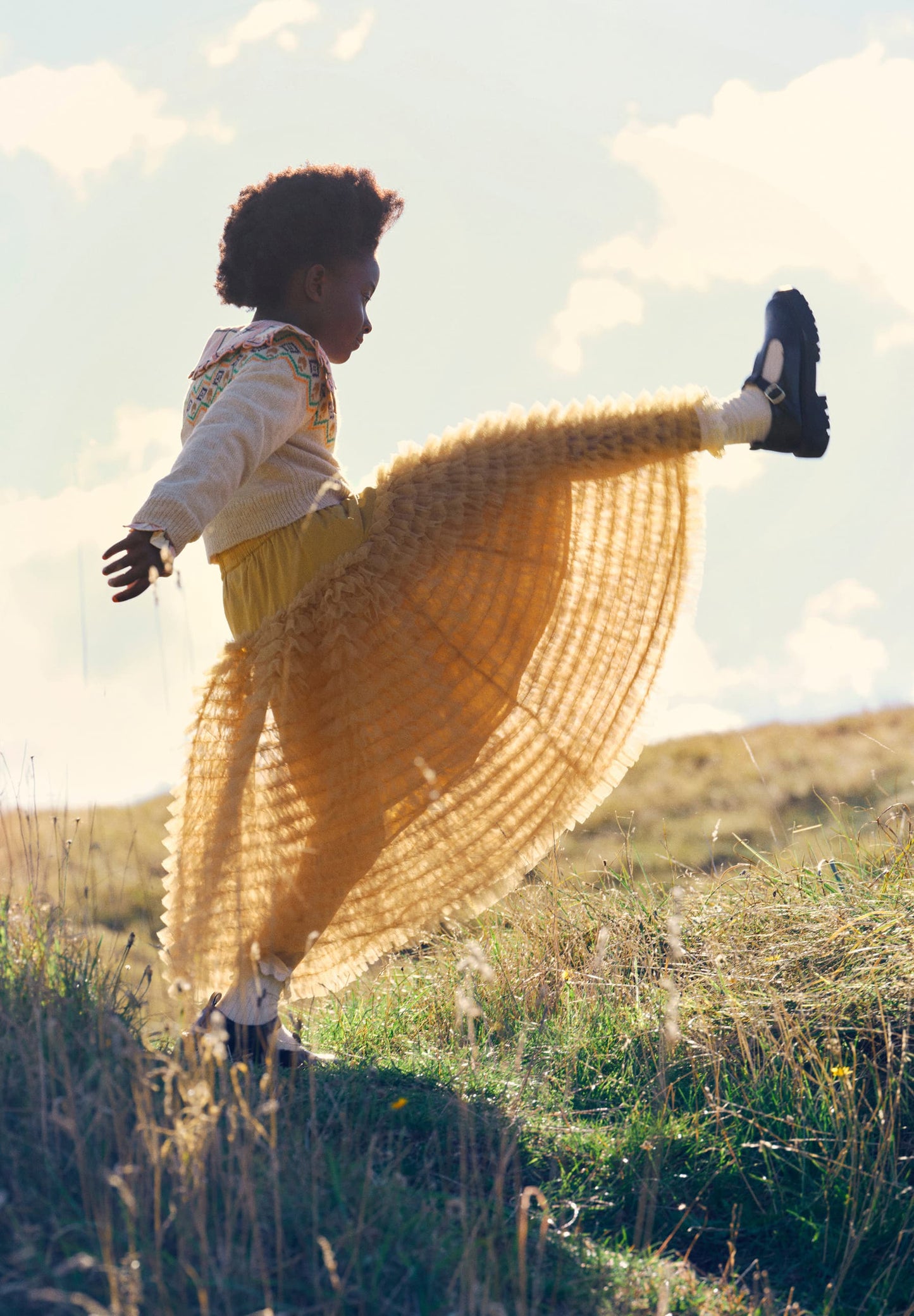 Bliss Camel Knit Skirt
