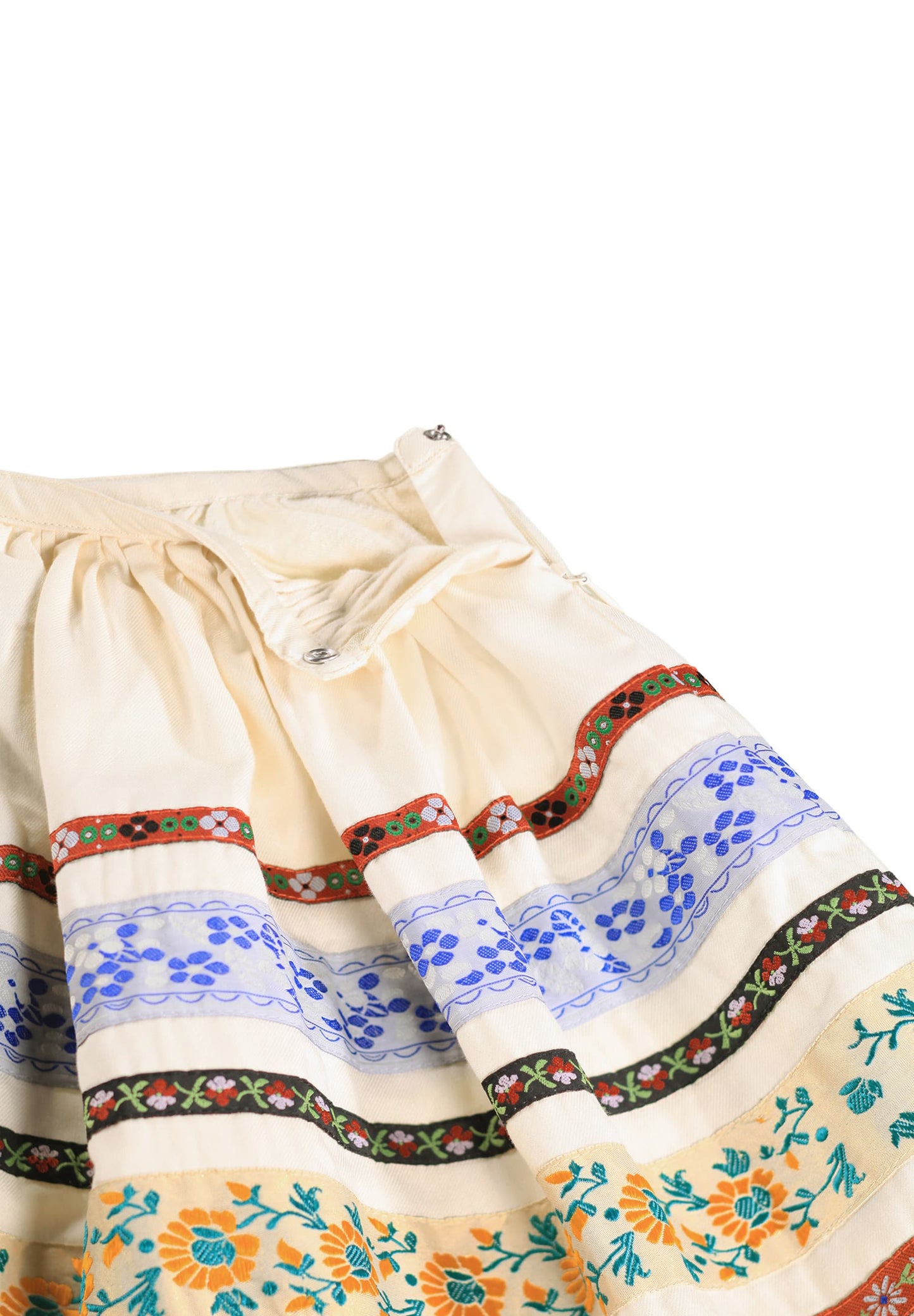 Braxie Pearled Ivory Skirt