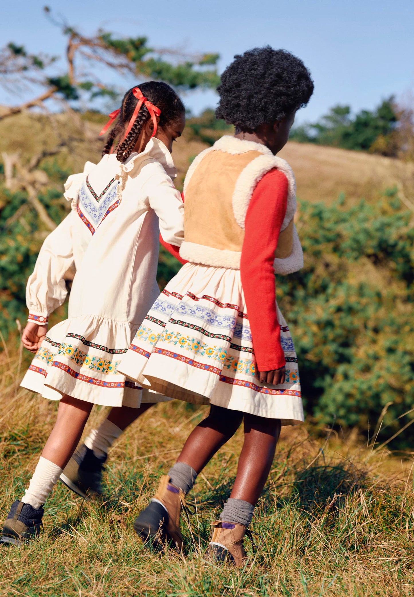 Braxie Pearled Ivory Skirt
