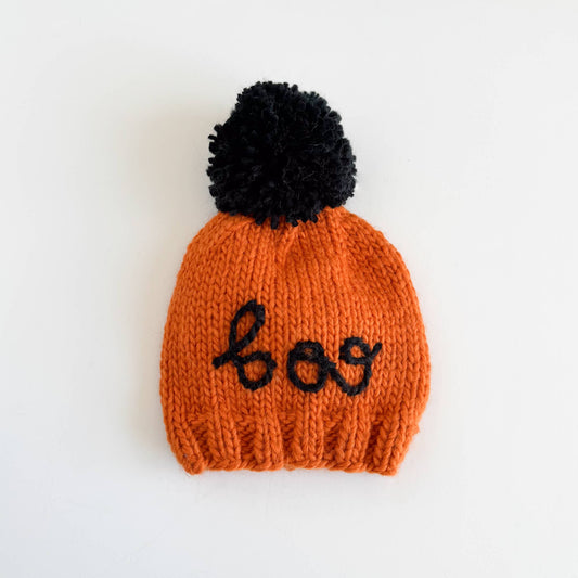 Halloween Boo Knit Hat