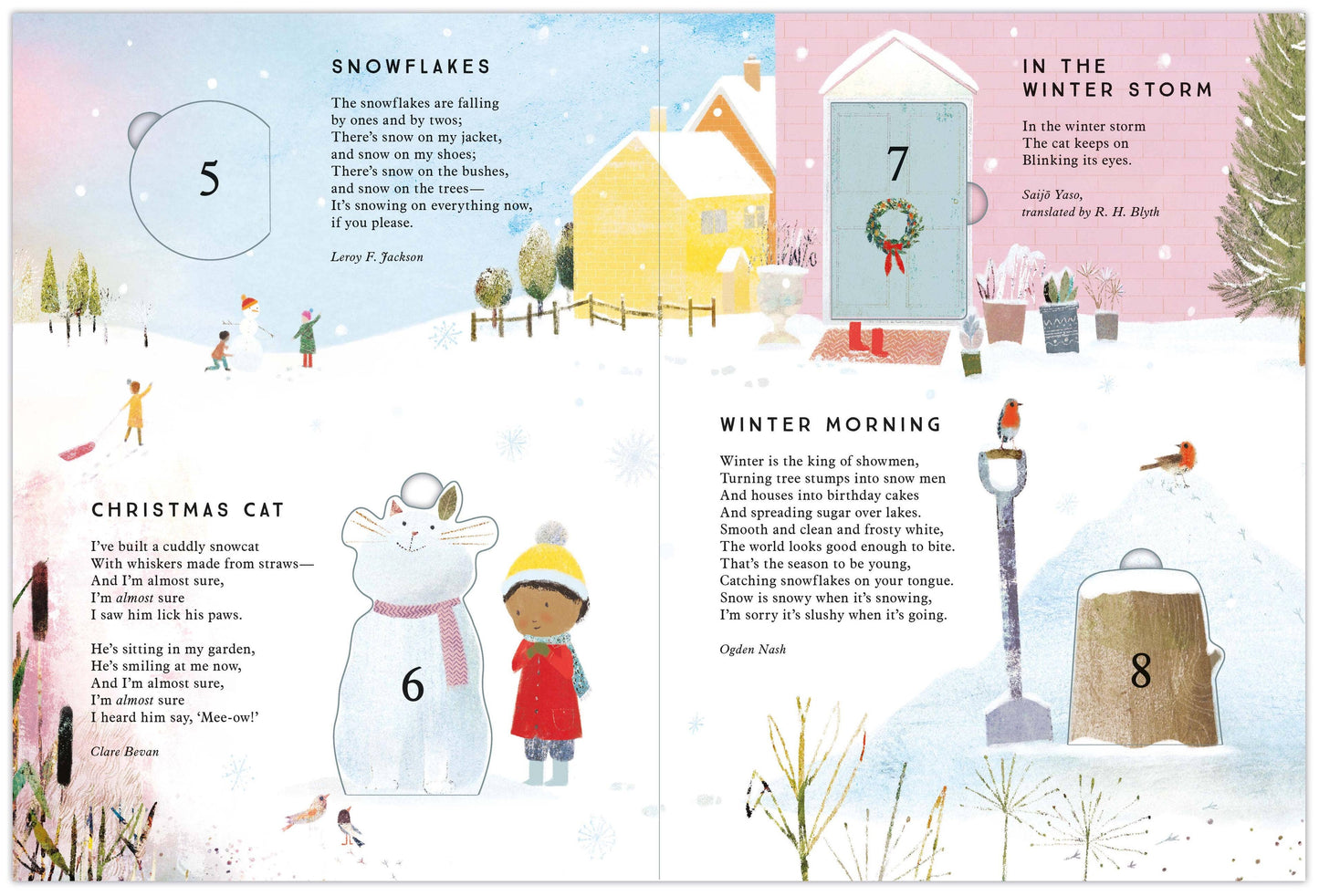 Lift-the-Flap Advent Calendar with Christmas Poems