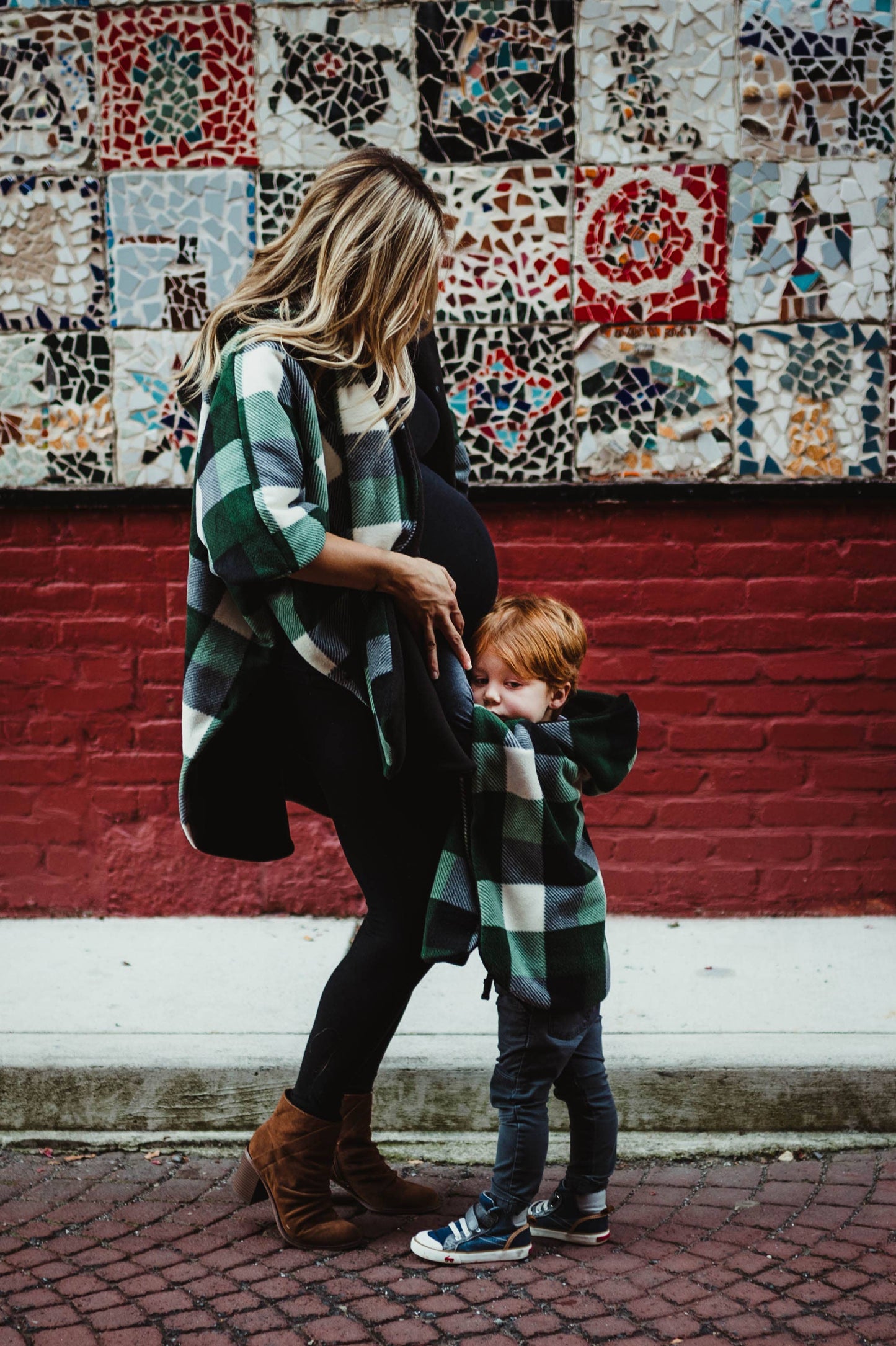 Buffalo Plaid Car Seat Poncho