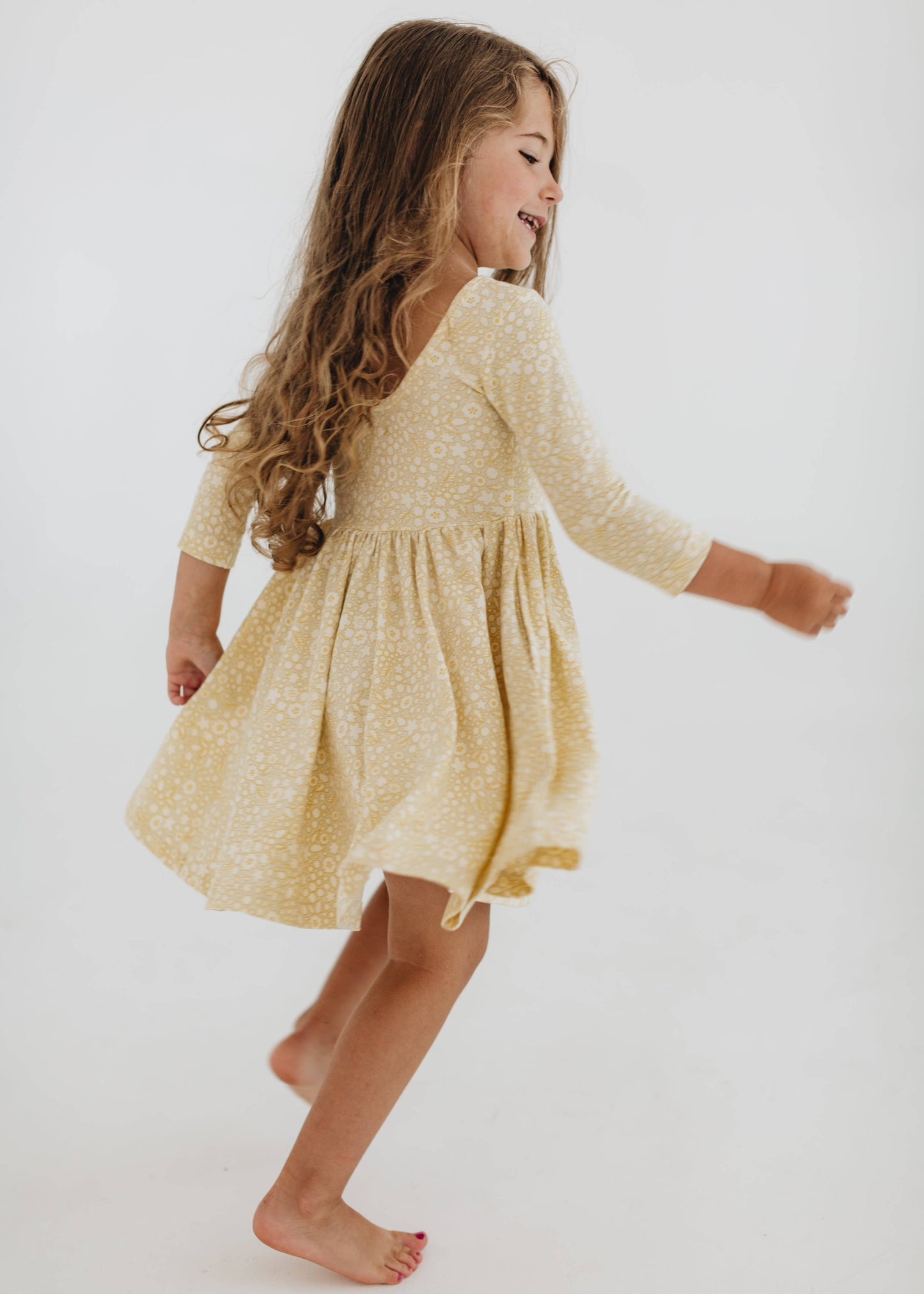 Twirl Dress in Buttercup
