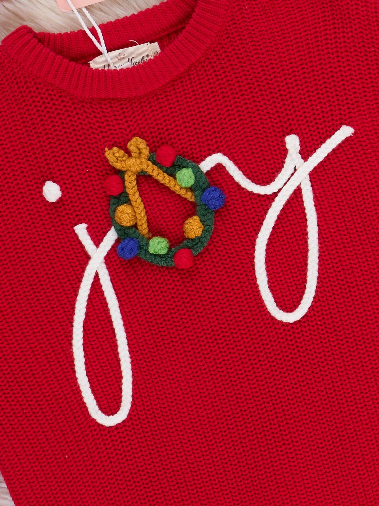 Festive Joy Wreath Sweater