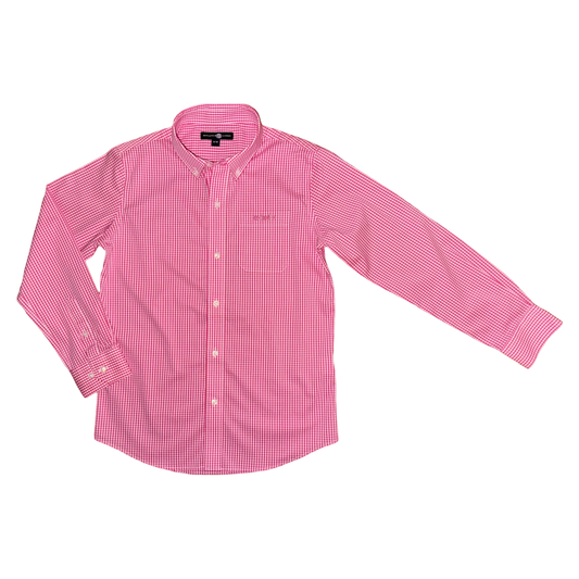 Palm Beach Pink Arrow Button Down Shirt