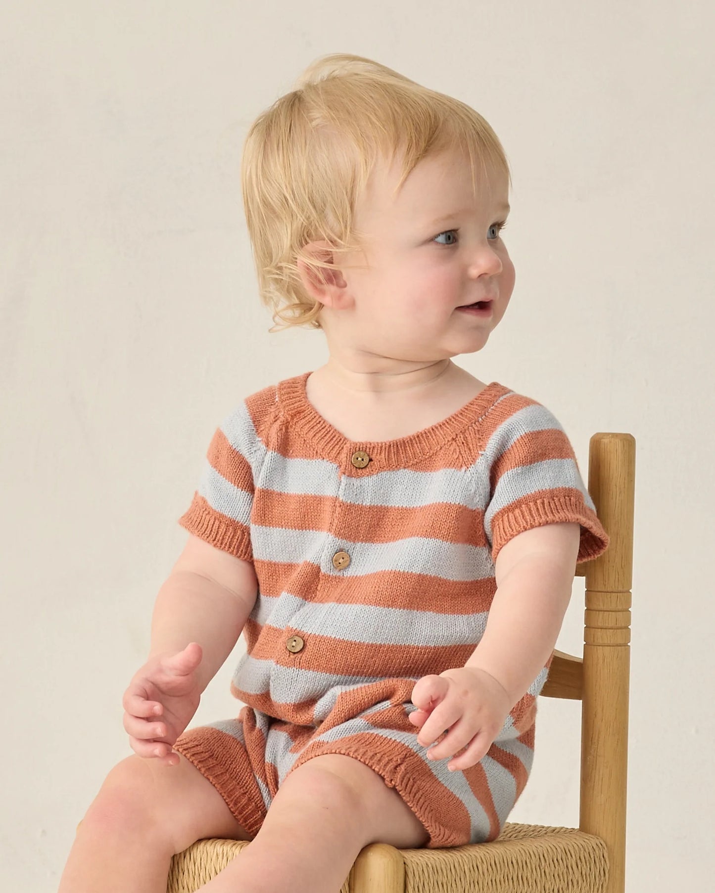 Americana Stripe Liam Romper