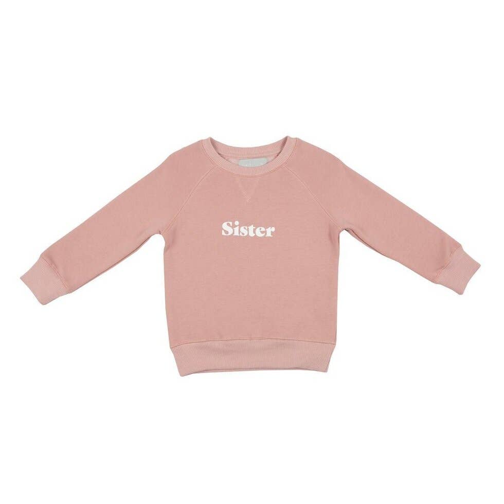 Faded Blush Sister Sweatshirt