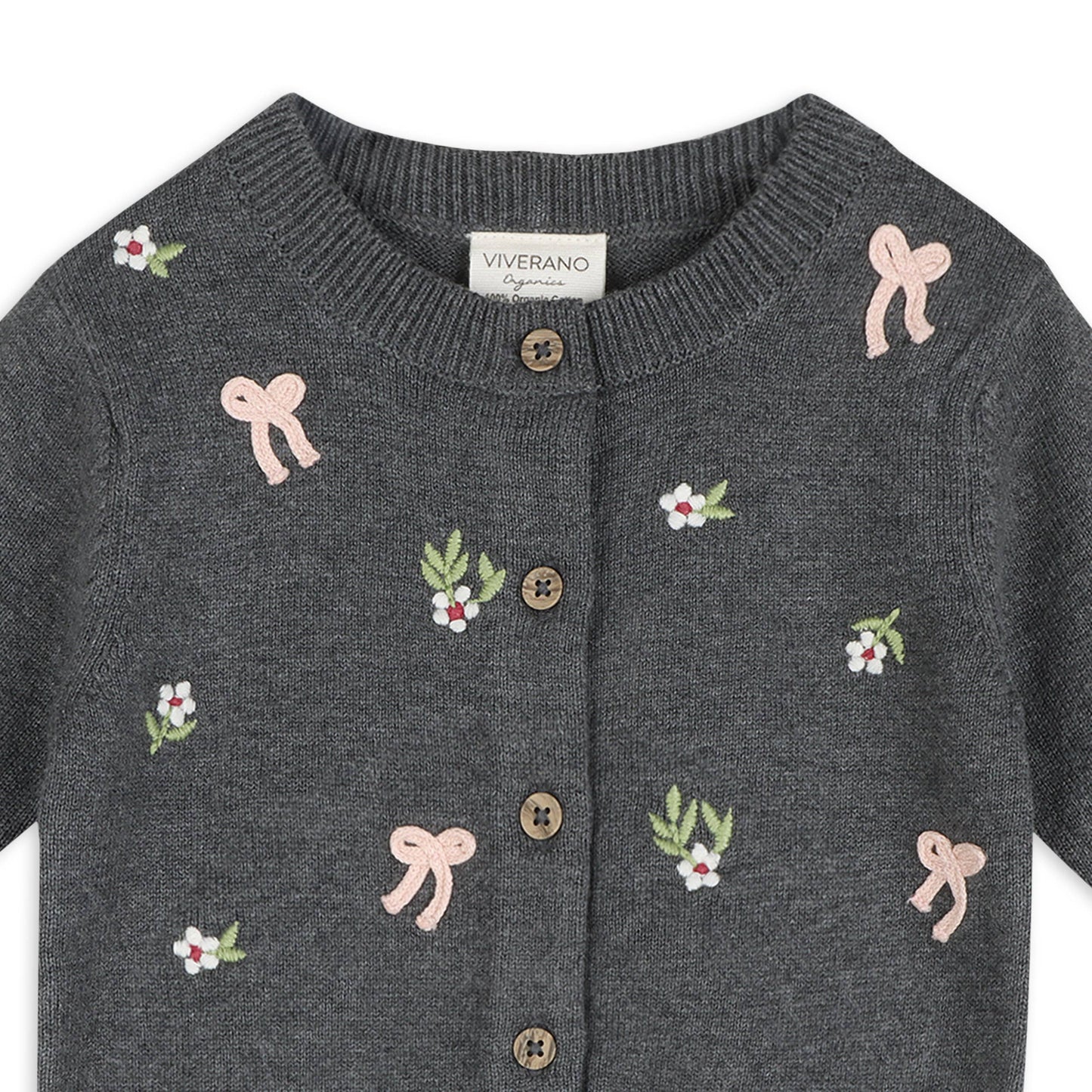 Hazel Organic Knit Baby Cardigan