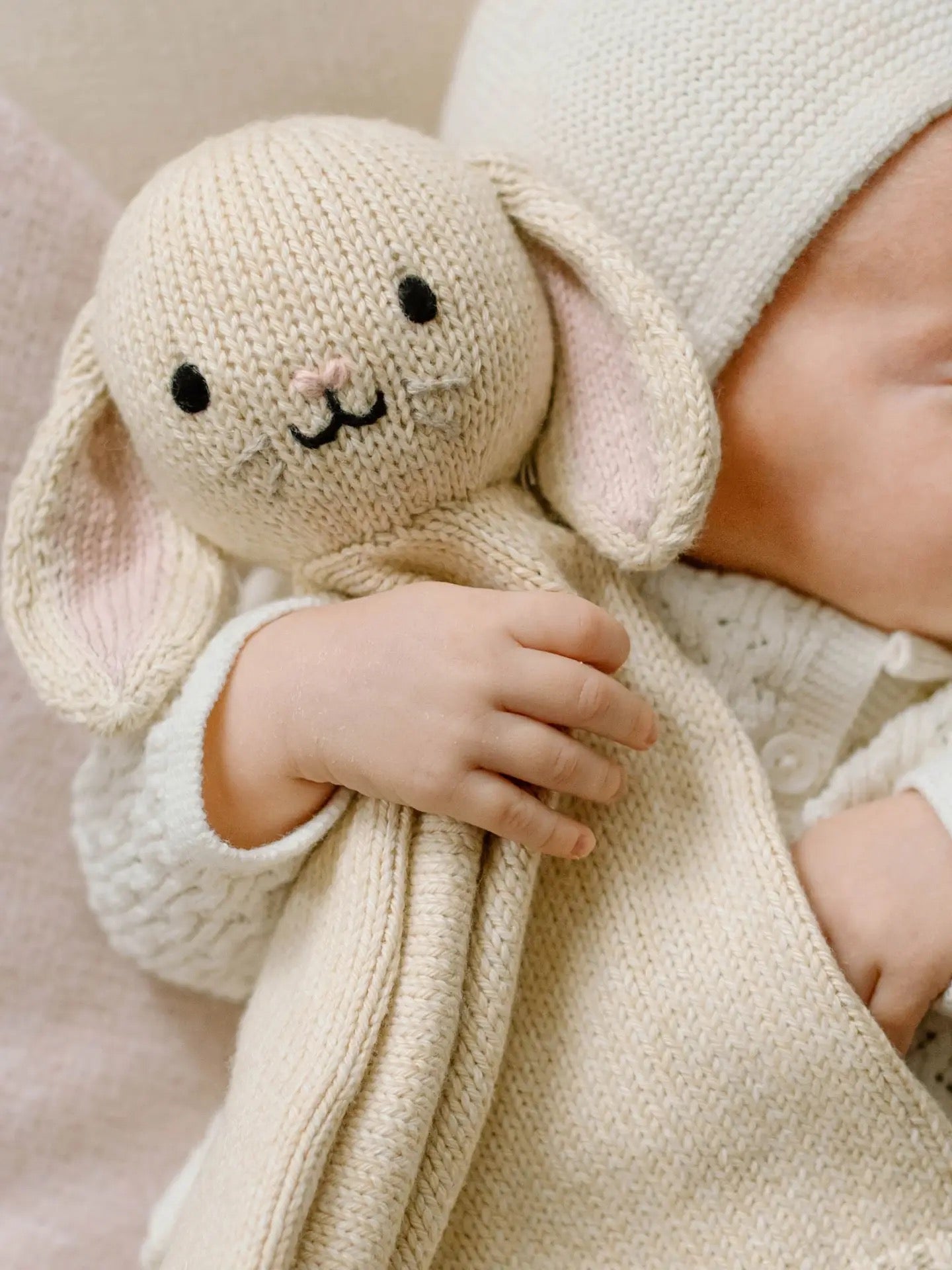 Baby Bunny Lovey (Oatmeal)