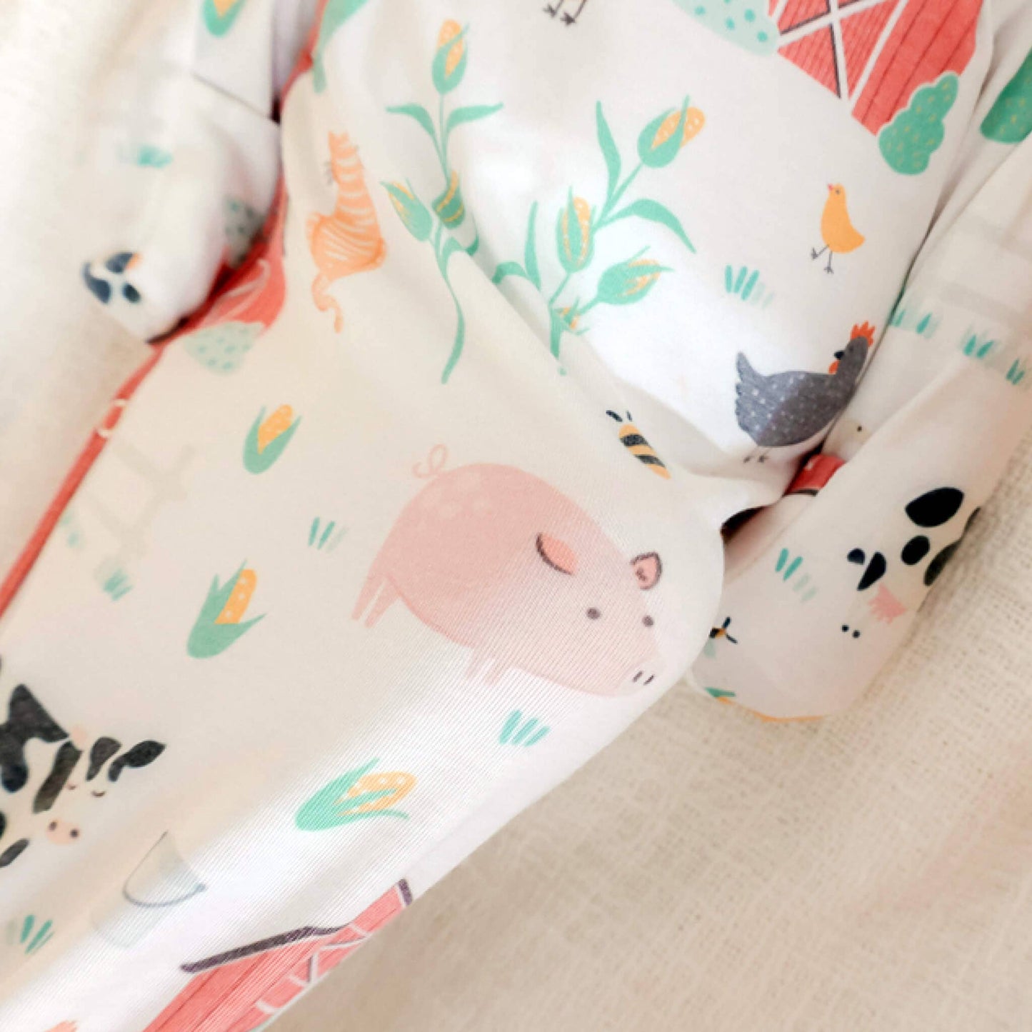 Farmstead Newborn Knotted Gown