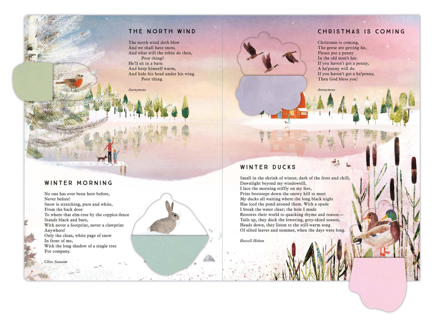 Lift-the-Flap Advent Calendar with Christmas Poems