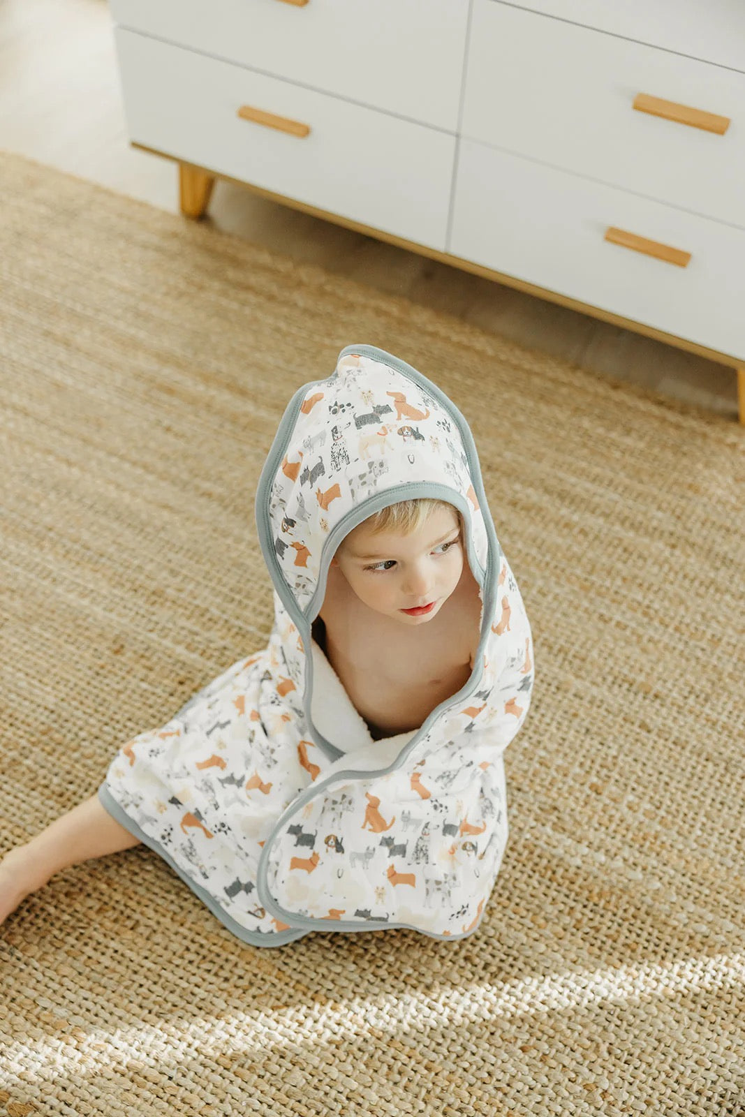 Rufus Knit Hooded Towel