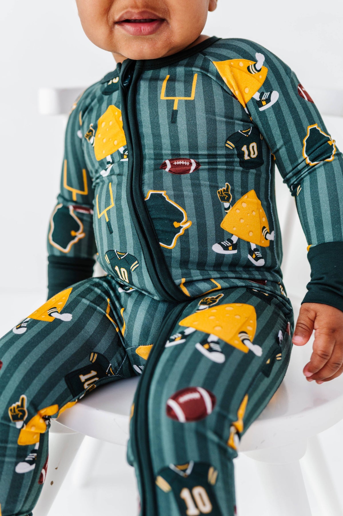Wisconsin Football Convertible Footies
