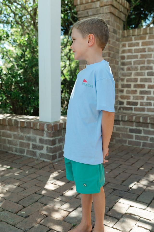 Augusta Dog on Bayberry Tee