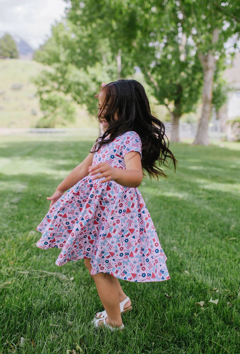 Pink Celebration Twirl Dress