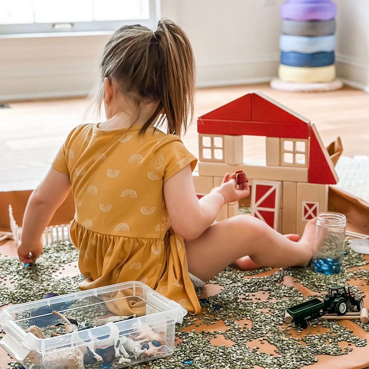 Barn Building Block Set