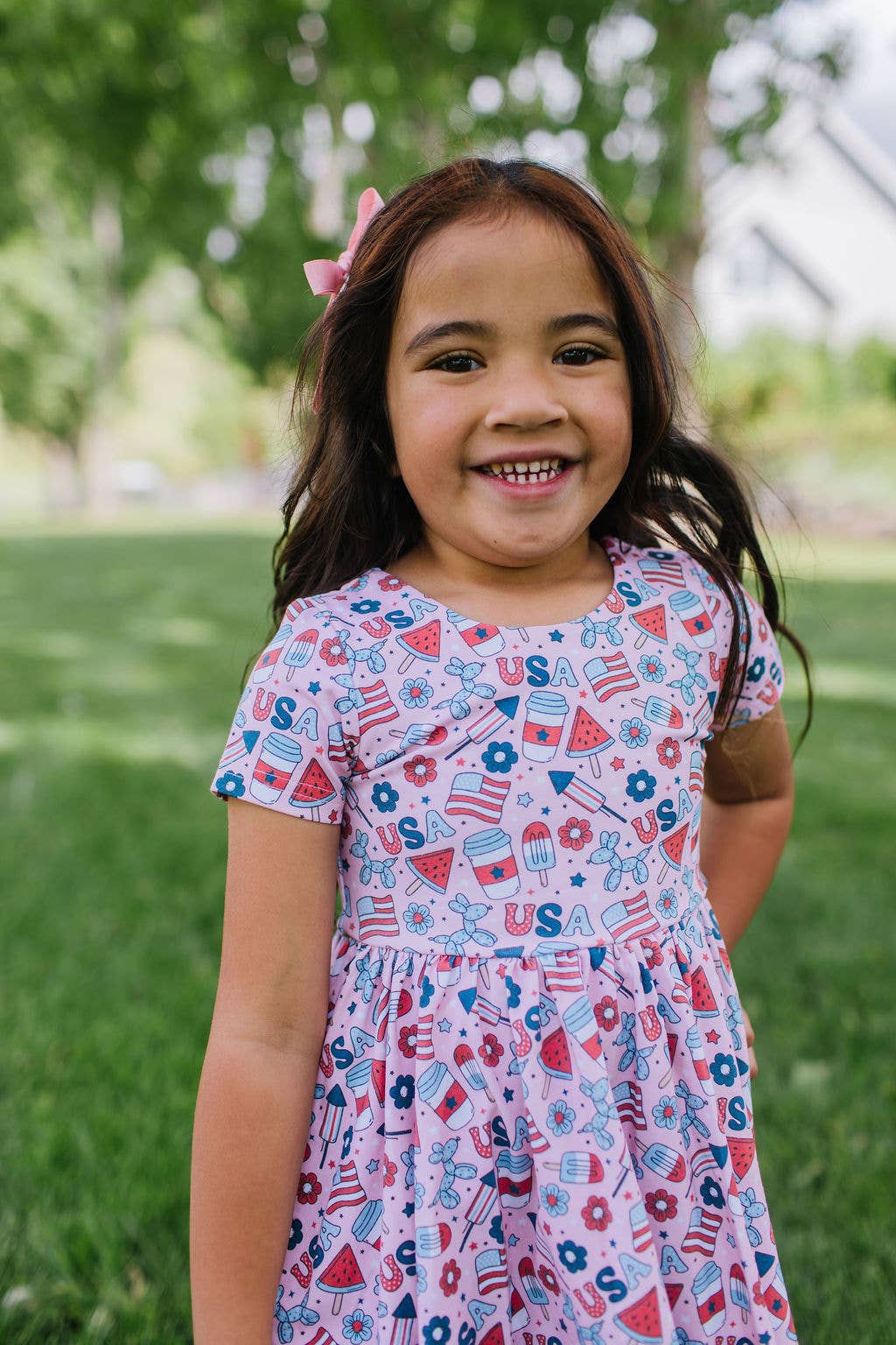 Pink Celebration Twirl Dress