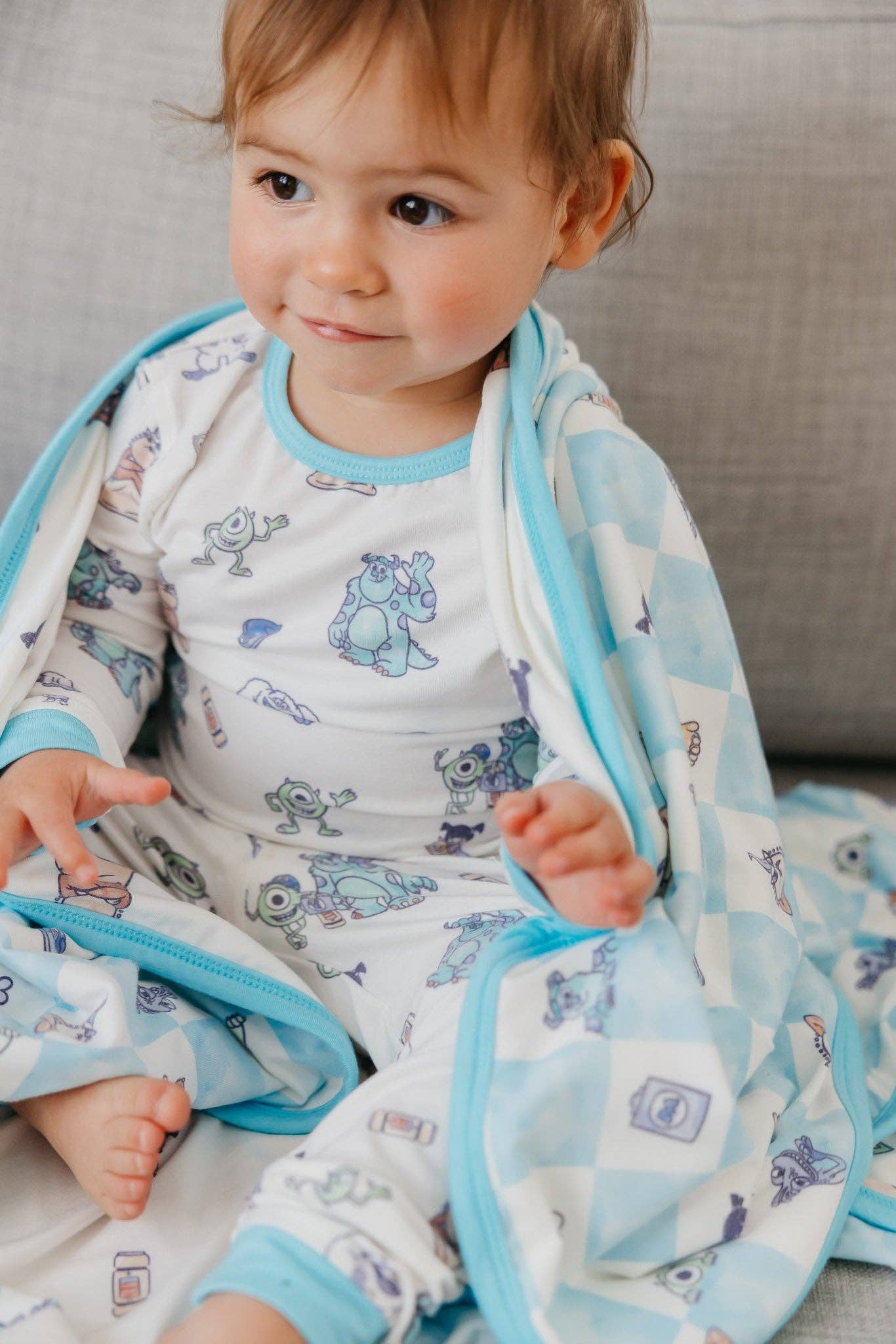 Monsters, Inc. Medley 3-Layer Quilt