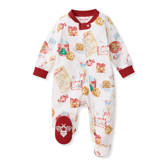 Cookies For Santa Organic Cotton Footie